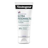 Neutrogena Ultra reichhaltige Fußcreme, nicht fettende Fußpflege Creme mit 40Prozent Glycerin + Bisabolol, schnell einziehende Feuchtigkeitscreme für trockene und beanspruchte Füße 100 ml