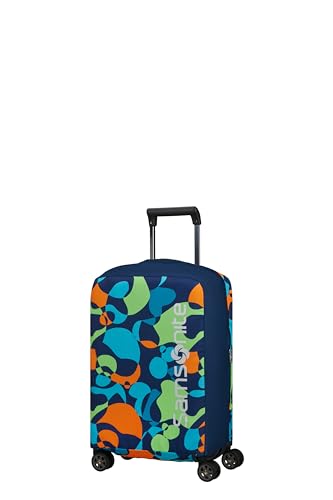 Housse de protection pour valise cabine 55 cm au design multicolore