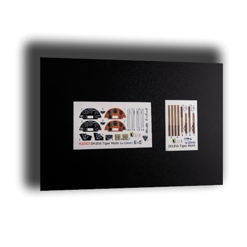 Autocollant intérieur 3D Reskit K32021 pour corriger le cockpit vide du Tiger Moth ICM 1/32