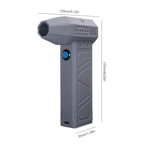 Mini jet ventilador turbo sin escobillas portátil con carga Tipo C y 140000 RPM 8
