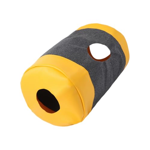 Tapis de jeu pliable pour chats avec tunnel interactif et maison