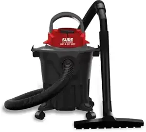 Sure from Forbes Wet & Dry Zest Multipurpose Vacuum Cleaner with High Power Suction & Blower|7 litres Tank Capacity|From Eureka Forbes(Red & Black)