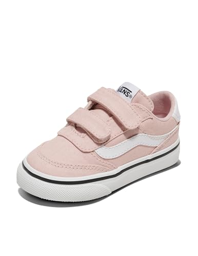 Vans Toddler Brooklyn LS V Shoe | Low-Top Sneakers for Little Kids, Boys & Girls, Baby Footwear, Canvas Sepia Rose, 5.5