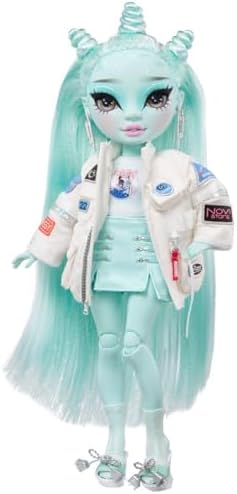 Shadow High Rainbow High Rainbow High Zooey Electra - Light Green Fashion Doll with Fashionable Outfit and More than 10 Colourful Play Accessories - Ideal for Collectors and Children from 4-12 Years