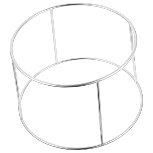 Estante para mariscos de doble capa en acero inoxidable con base estable 2