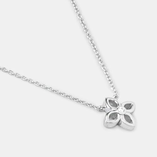 Image of Shaya by Caratlane | 925 Silver|In Full Bloom Necklace | Gifts for Womens & Girls