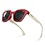 Red/White Frame | Black Lens