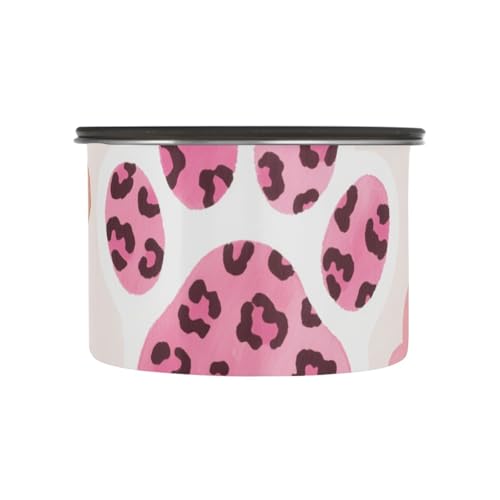 Contenedor de café diseño perro rosa acero inoxidable miniatura 2