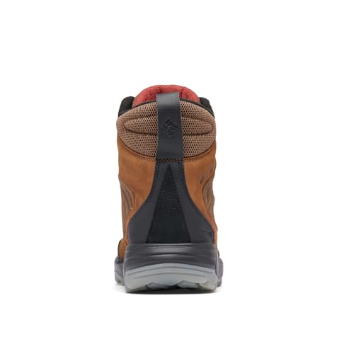 Columbia Men's Portlander Boot Omni-Heat Infinity, Dark Brown/Spice, 12