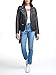 Levi's Women's Oversized Faux Leather Belted Motorcycle Jacket, black, XS