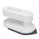 Chauffage rapide : le fer électrique portatif chauffe en 30 secondes pour un repassage rapide.Le mini fer à repasser de voyage fournit une chaleur immédiate, permettant au mini fer portable d'éliminer efficacement les plis des vêtements sans attendre, ce qui permet de gagner du temps pour une utilisation à la maison ou en voyage.