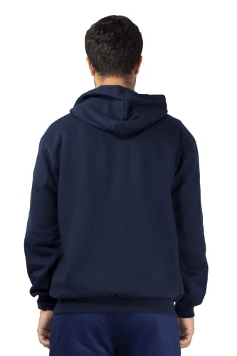 Blusa Frio Moletom Masculino Peluciado Com Capus (AZUL MARINHO, GG)