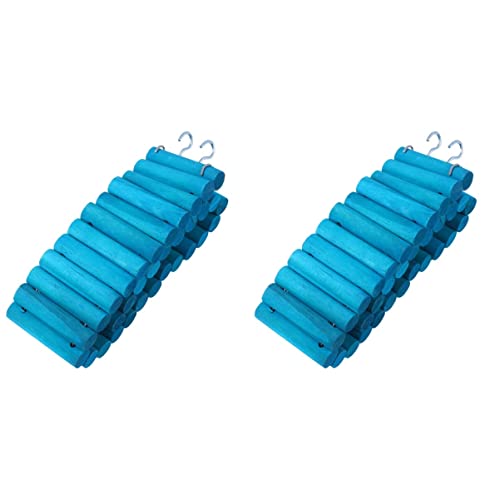 Mipcase 2pcs Pet Climbing Ladder for Animals Soft Plank Road Ladder for Hamsters Squirrels and Parrots Encourages Exercise and Coordination