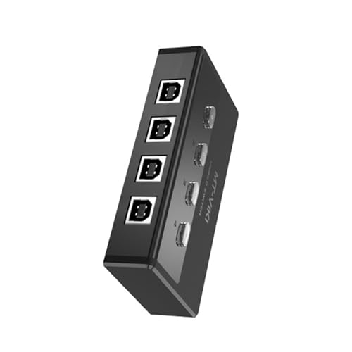 jklymm �v�����^�[���L��, 4��̃R���s���[�^�p��USB�v�����^���L�Z���^�[�ALED����@�\�t���A�����I�Ȉ���̂��߂̍���USB 2.0