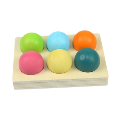 Luwecf Juguete Montessori, Juego de clasificación de Colores, Tablero de Clavijas de Aprendizaje temprano, Juguete de combinación de Colores para niñas y