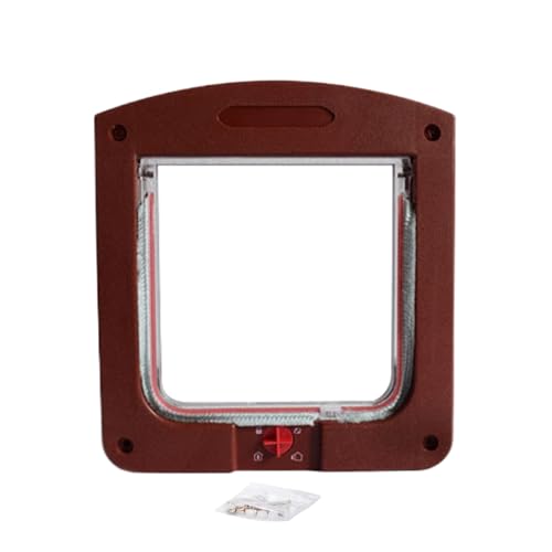 Gattaiola 9.45x8.66 Pollici | Porta Per Gatti Passaggio Per Animali Sicuro Con Blocco Multidirezionale Porta E Cani Piccoli Flap Esterno Impermeabile Flessibile Interni Ed Esterni