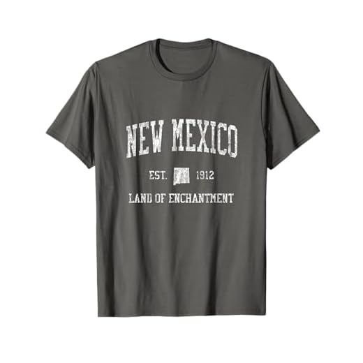 Retro New Mexico NM T Shirt Vintage Sports Tee Design