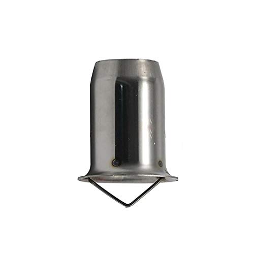 BYNYXI - Silencieux déchappement de moto, 60 mm DB Killer Silencieux Convertisseur catalytique avant universel pour moto DB Killer Argent Silencieux Éliminateur de bruit Moto Embouts déchappement Silencieux