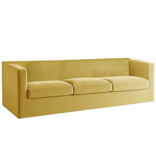 Housse de canapé Chesterfield en velours premium pour décoration salon