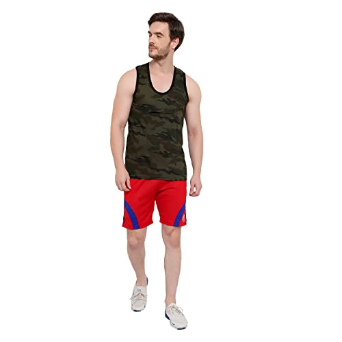 Image of DIA A DIA Men's Gym Workout Sports Shorts with Zipper Pocket