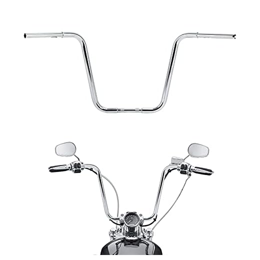 TCMT 18" Rise Drag Ape Hanger Bar Handlebar Fits For Harley Softail Slim Heritage Fat Boy Deluxe Deuce Sportster XL 883 1200 Dyna Super Glide Wide Glide Low Rider Fat Bob Custom Application