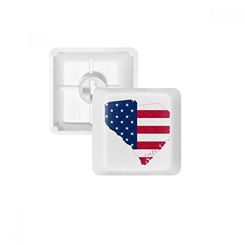 Keycaps PBT USA pour clavier mécanique blanc OEM vierge