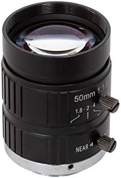Arducam Telephoto C-Mount Lens for Raspberry Pi HQ Camera, 50mm F...