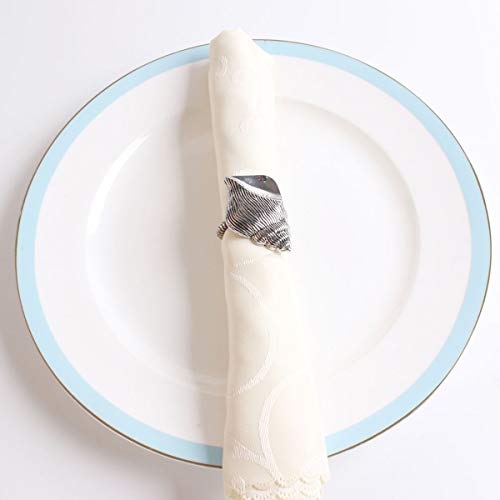 Fennco Styles Decorative Coastal Sea Creatures Design Napkin Rings - Set Of 4 (Sea Creatures) #TOP7