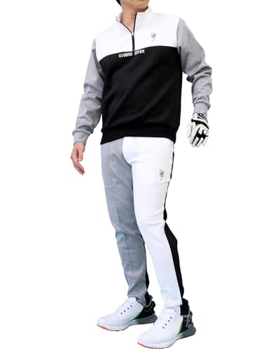 [MC MensCasual] [GIORNO SEVEN WmZu] Y StEFA ㉺ZbgAbv ؑ uh H~ t n[tWbvg[i[ gbvX Stpc 1-zFfUCA XXL