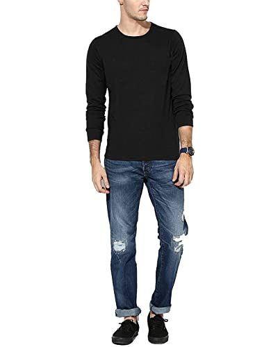 Buffalo David Bitton Men's Long Sleeve Crew Neck Popcorn Sweater3