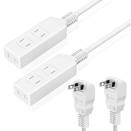 延長コード 2M 電源コード HITRENDS 屋外 延長ケーブル おしゃれ テーブルタップ 小型 電源防水 火災 予防安全 15A/125V 延長コード 防雨 PSE認証【2本セット】