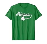Arizona Wildcats Green Shamrock Vintage Officially Licensed T-Shirt