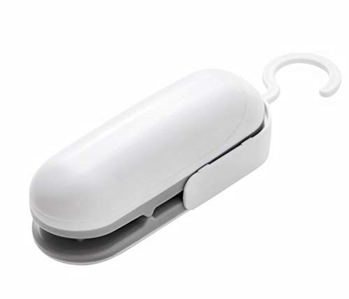 Mini bag sealing machine, hand-held thermal vacuum sealing machine, 2 in 1 sealing machine and cutter portable plastic bag sealing machine for plastic bag sealed bag food storage snack freshness bag s