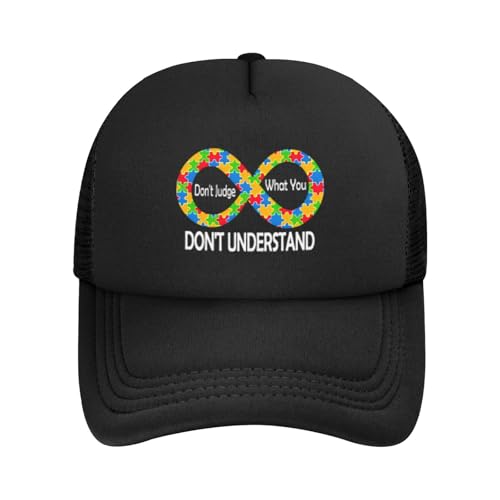 Don't Judge What You Don't Understand Autism Baseball Cap Trucker