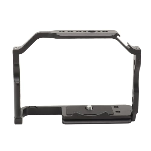 Alomejor Jaula de Video para Cámara Plataforma de Fabricación de Película Protectora de Aleación de Aluminio Completa de Alta Resistencia para Montaje en Zapata Fría R10, Ideal para Grabación de Video