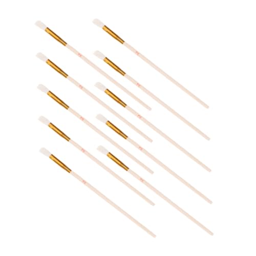OFFSCH 10 pièces Brosse de Pollinisation Manuelle avec Pointe Laine Douce Outil Réutilisable pour Fleurs et Légumes Pollinisateur Conditions Adverses Améliore Rendement et Qualité des