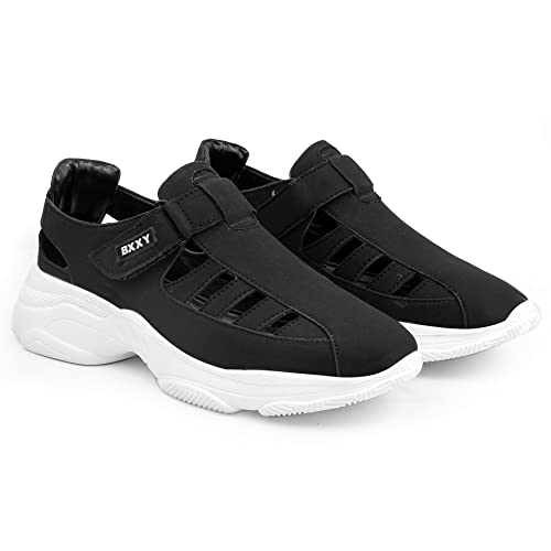 Image of BXXY Men's Casual Roman Sandals with Light Weight Eva Sole and Suede Upper Material.