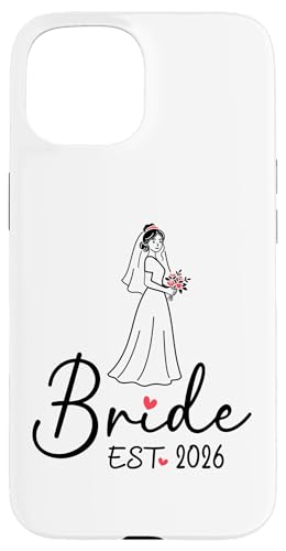 Bride Est. 2026 �����낢 �V�Y�V�w 2026 ���� ������ �X�}�z�P�[�X iPhone 15 �p