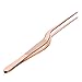Pinze da Cucina in Acciaio Inox,14 cm con Pinze Seghettate Cucinando Utensili Pinzette alimenti-Oro rosa