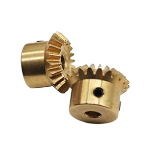 Mfupr Mosiężne Koła Zębate Stożkowe 2 szt.