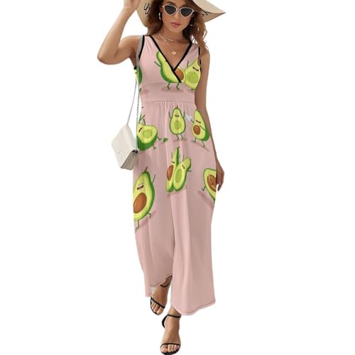 Robe d'été décontractée à col en V parfaite pour vos sorties ensoleillées