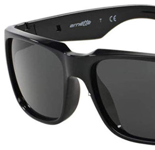 ARNETTE D-Street AN4211-02 Sunglasses, Plastic/Gloss Black/Fuzzy Blue Frame 55mm3