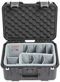 SKB Cases Lifetime Guarantee iSeries 1309-6 Case with Think Tank Designed Photo Dividers, Black (3i-1309-6DT)