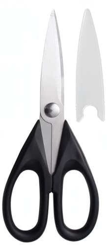 LifeVoltivus Multipurpose Kitchen Shears, 8.7' Professional Heavy-Duty Scissors, Dishwasher Safe, Rust-Resistant Stainless Steel, Ergonomic Soft Grip Handles for Cooking and Home Use