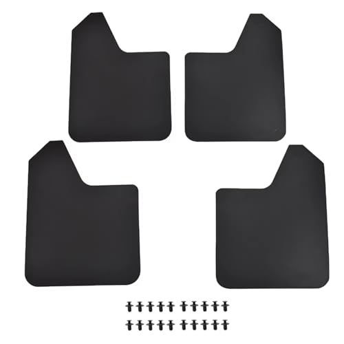 Bavettes garde-boue Jeep Wrangler JL JK finition noire haute résistance