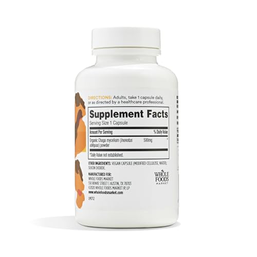 Image of 365 by Whole Foods Market, Chaga, 90 Count (Pack of 2)