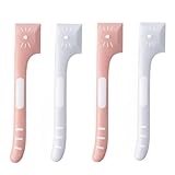 BOBITALK 4 Stück Katzenfutter Löffel, Futterlöffel Katze Dosenlöffel Tierfutterlöffel Silikon Tierfutter Dosenlöffel Mischlöffel Tierfutter Katzen Löffel Lang