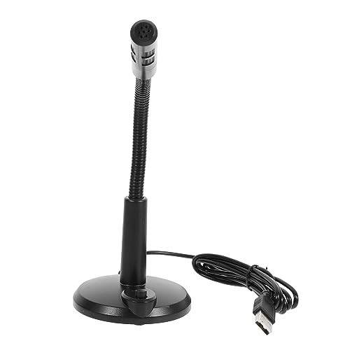 Veemoon USB Microphone Base for Laptop Chat Mic for Live Streaming Gaming and Voice Chat Omnidirectional Condenser for Sound and Stability