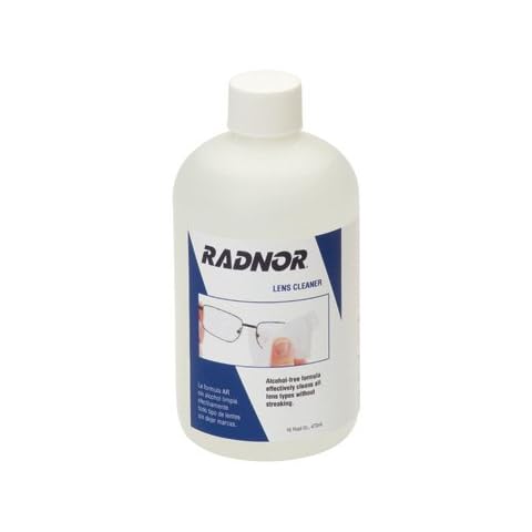 Radnor 16 Ounce Bottle Alcohol-Free Lens Cleaner For Polycarbonate, Plastic And Glass Eyewear Lenses Cover