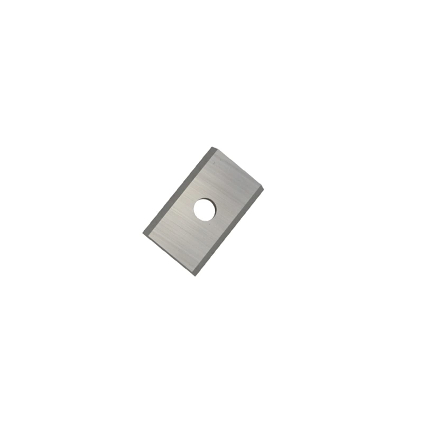 Tipo de swing tipo multifunción 10 Herramientas de cuchilla de carburo sólido rectangulares de 20 mm (20 mmx12mmx1.5mm) con 2 orificios y 4 cuchillas para herramientas de torneado en madera áspera